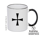 Soot Black Handle Alchemy Mug GOTHIC GOTH HORROR STARS HORROSCOPE BLACK MAGIC MUG