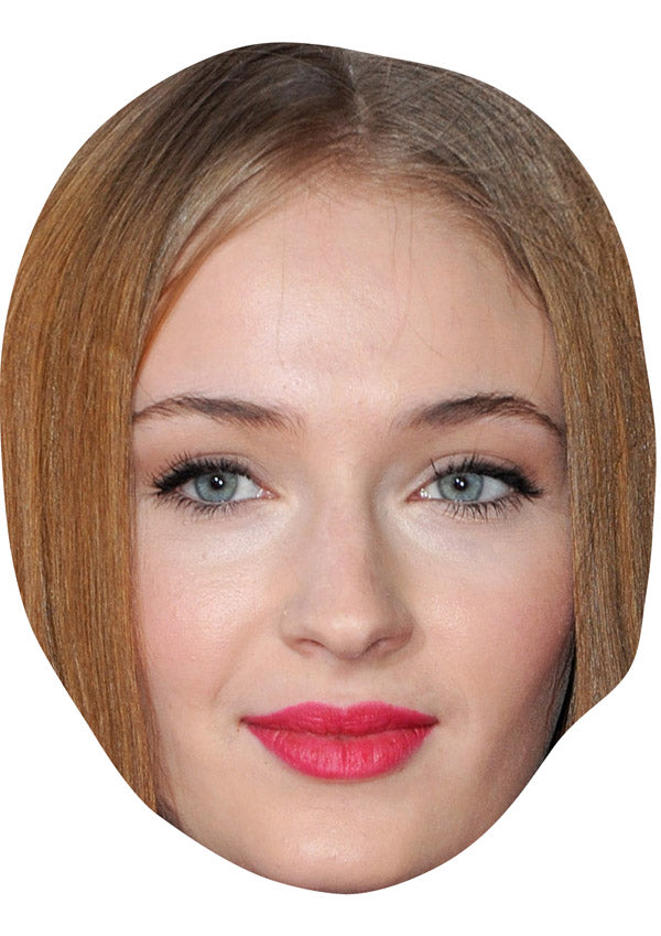 Sophie Turner Face Mask – Fancy Dress Cardboard Costume Mask