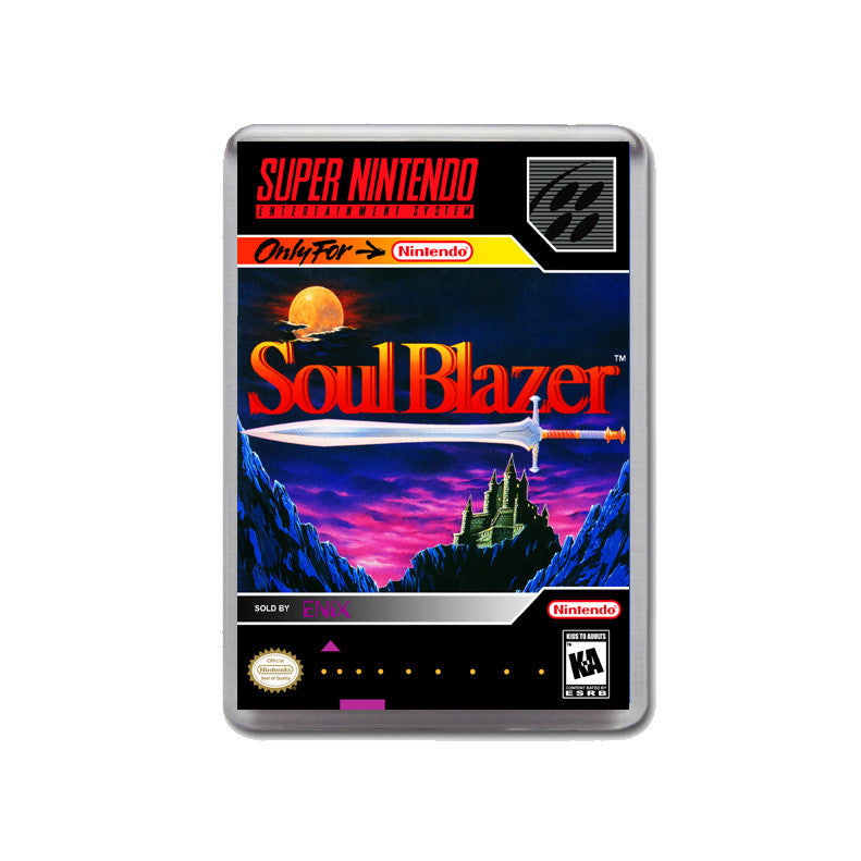 Soul Blazer - SNES GAME inspired Retro Gaming Magnet