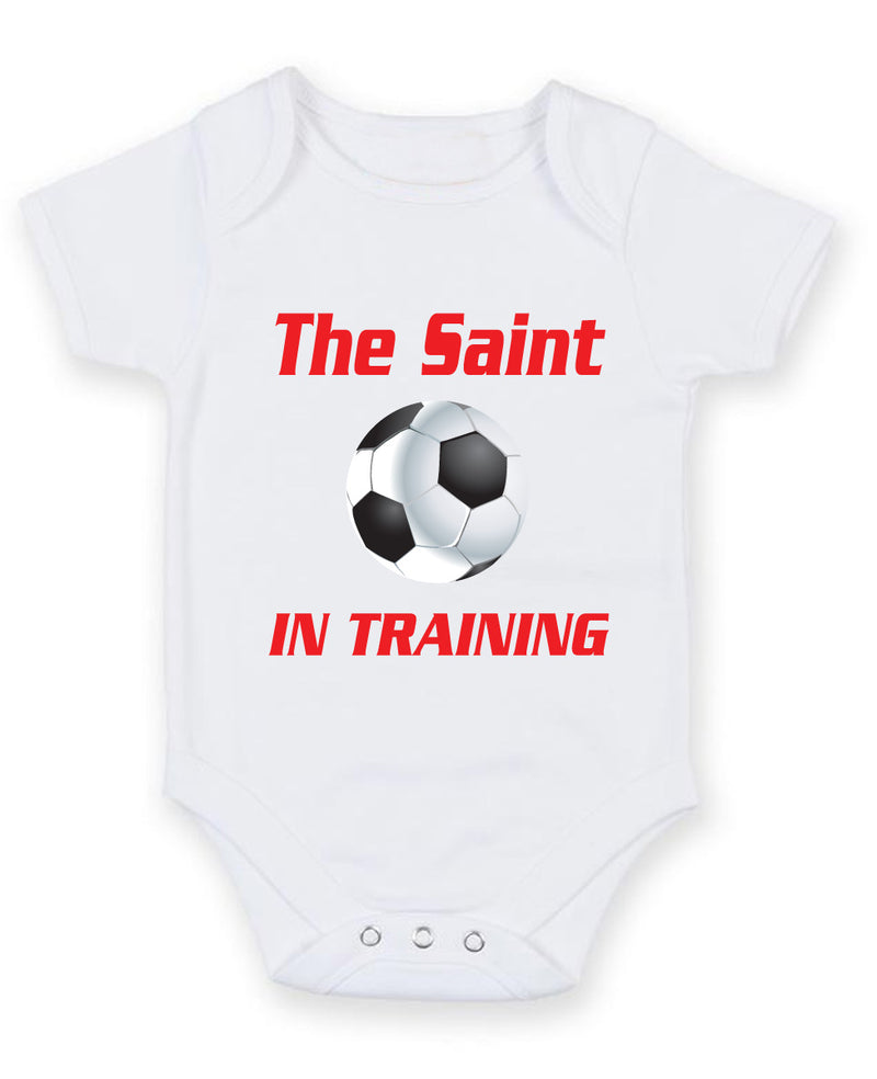 Southampton in Training Football Fan Baby Grow Bodysuit