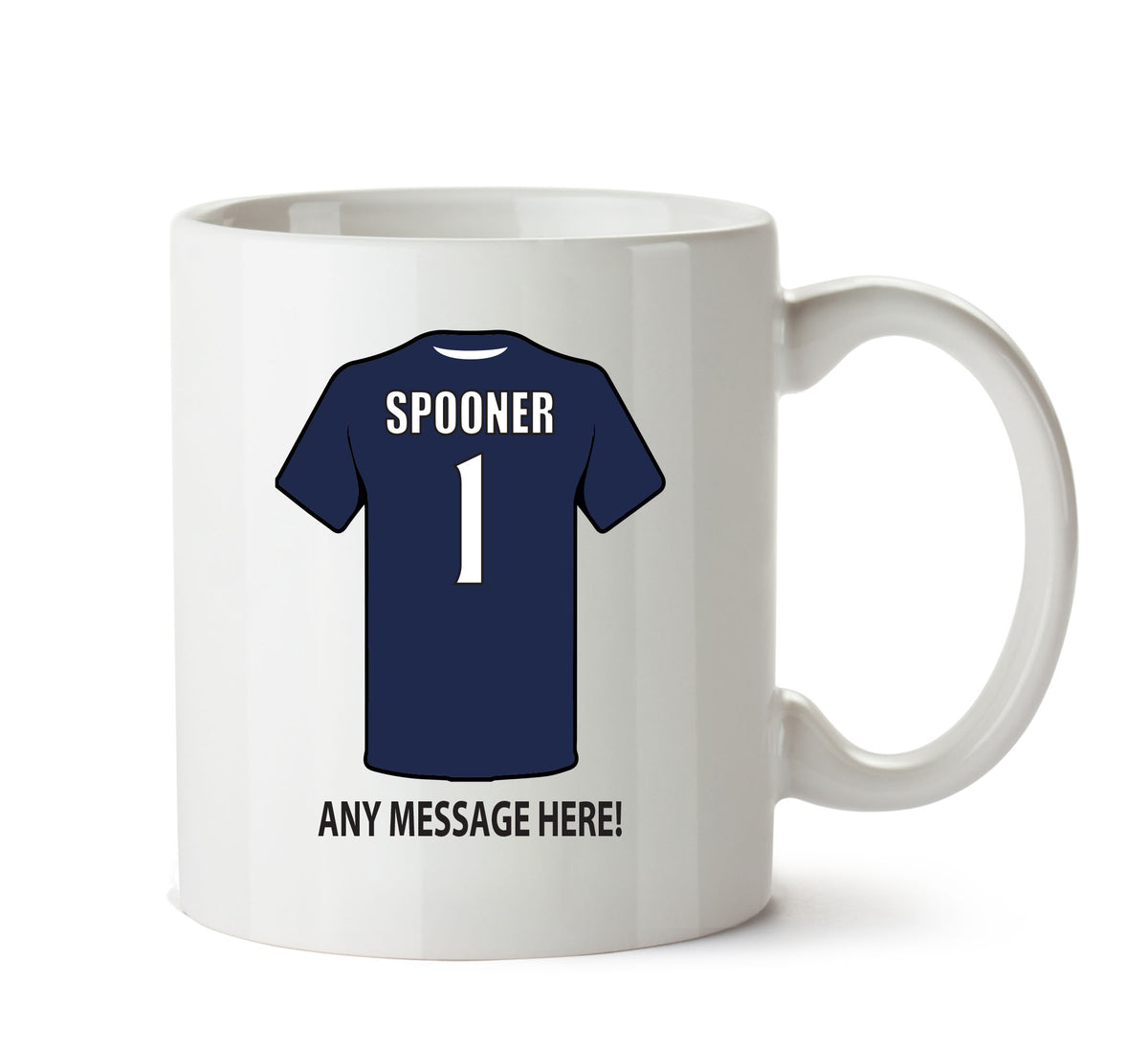 Southend United INSPIRED Football Team Mug Personalised Mug – printed mug product image 1