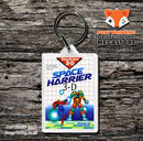Space Harrier 3d - Sega Master System Keyring
