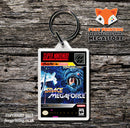 Space Megaforce Game Inspired Retro Gaming Keyring