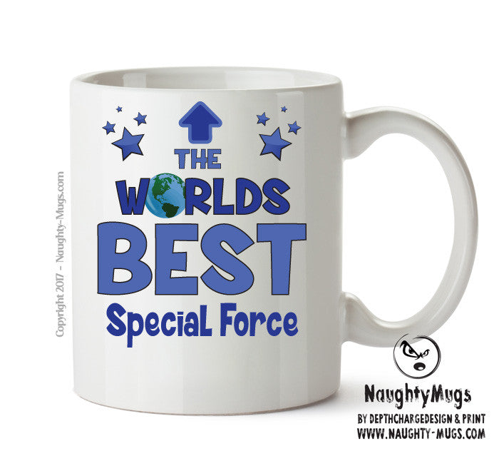 Worlds Best Special Force Mug - Novelty Funny Mug