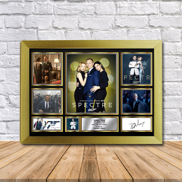 Spectre James Bond Printed Signature Print