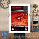 Spiderman Venom Maximum Carnage Super Nintendo GAME INSPIRED THEME Retro Gaming Poster A4 A3 A2 Or A1