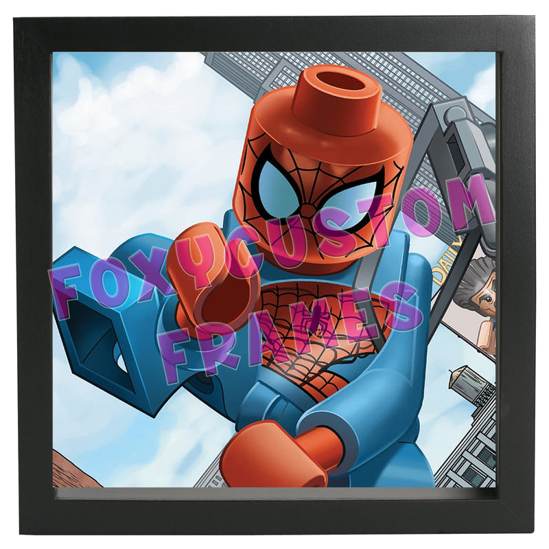 Lego Spider-Man Lego Display Case - Minifigure Display Background and Frames