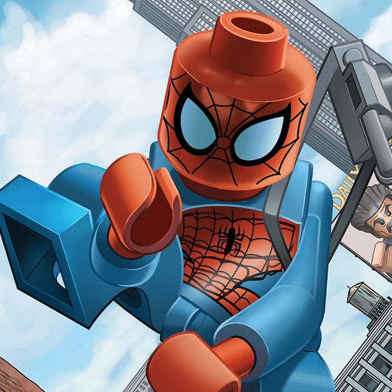 Lego Spider-Man Lego Display Case - Minifigure Display Background and Frames