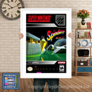 Spindizzy Worlds Super Nintendo GAME INSPIRED THEME Retro Gaming Poster A4 A3 A2 Or A1