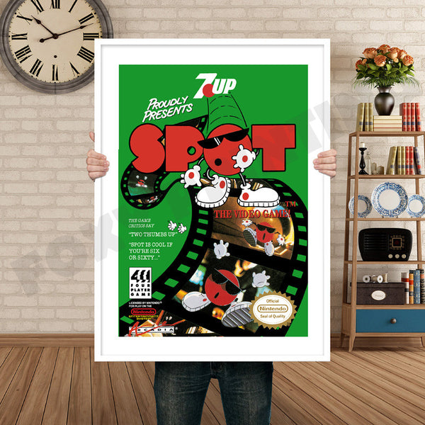 Spot Retro Game Inspired Theme Nintendo NES Gaming