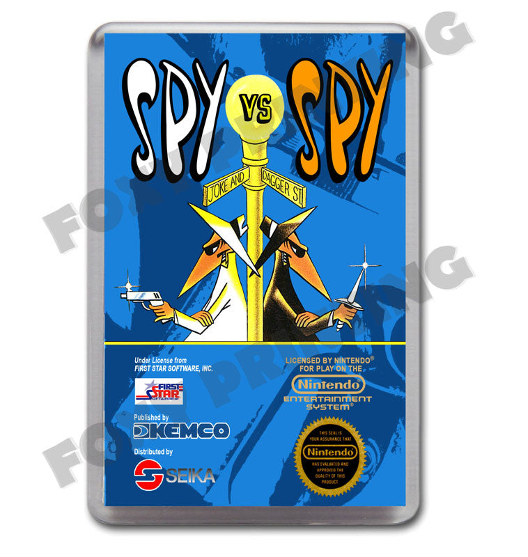 Spy Vs Spy Retro Nintendo NES Game Inspired Fridge Magnet 534