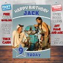 Squeeks Transformers The Last Knight Theme Style Personalised Kids Inspired Movie Birthday Card (SA)