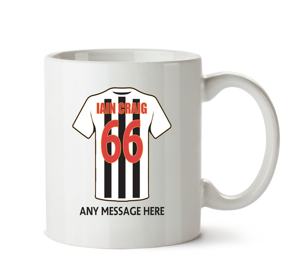 St. Mirren Football Team Mug Personalised Birthday Age And Name – printed mug product image 1