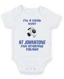 St Johnstone Fan Starting Football Fan Baby Grow Bodysuit