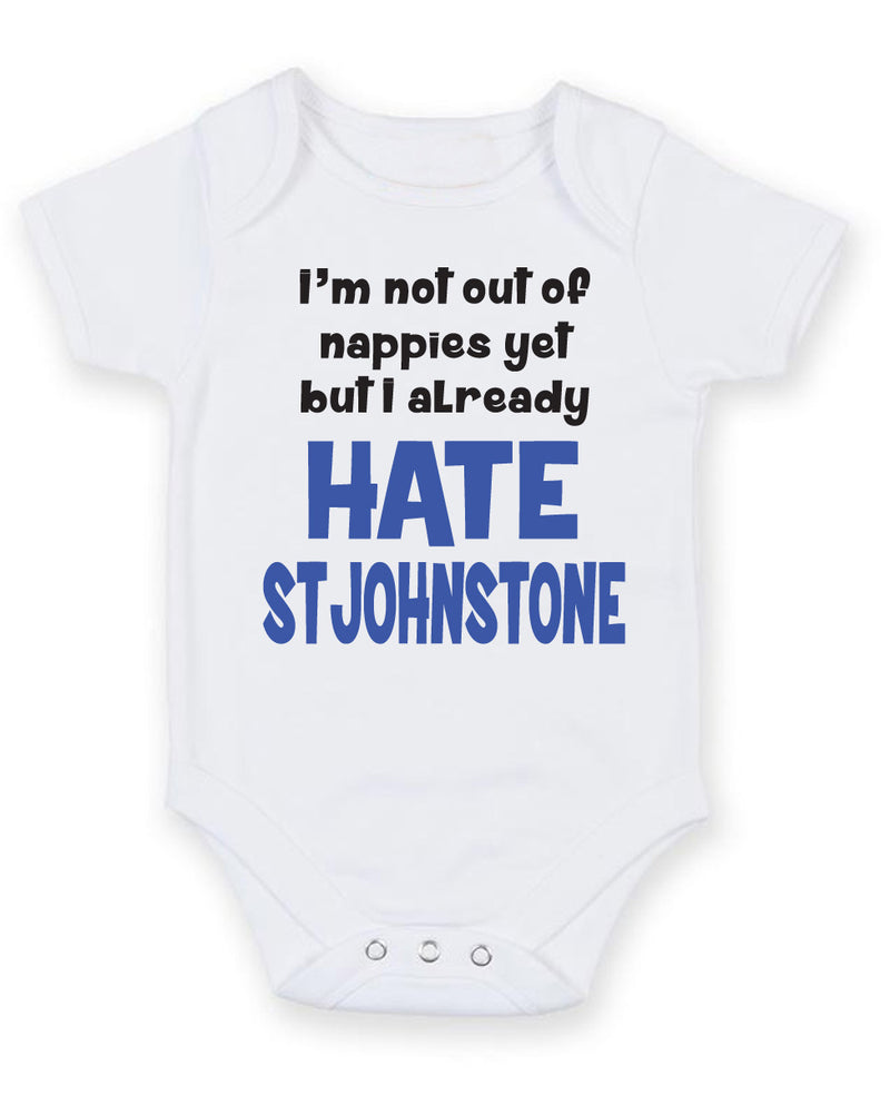St Johnstone Hate Football Fan Baby Grow Bodysuit