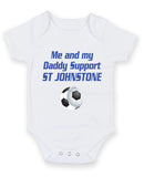 St Johnstone Me and my Daddy Football Fan Baby Grow Bodysuit