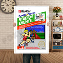 Stadium Events Retro GAME INSPIRED THEME Nintendo NES Gaming A4 A3 A2 Or A1 Poster Art 537