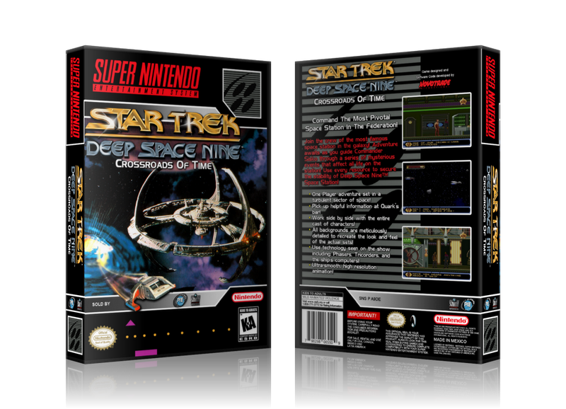 Star Trek Deep Space Nine Replacement Nintendo SNES Game Case Or Cover