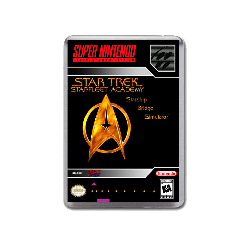 Star Trek Starfleet Academy - SNES GAME inspired Retro Gaming Magnet