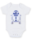 Star Wars R2D2 Printed Baby Grow Bodysuit Boy Girl Unisex Gift