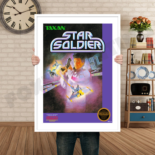 Star Soldier Retro Game Inspired Theme Nintendo NES Gaming