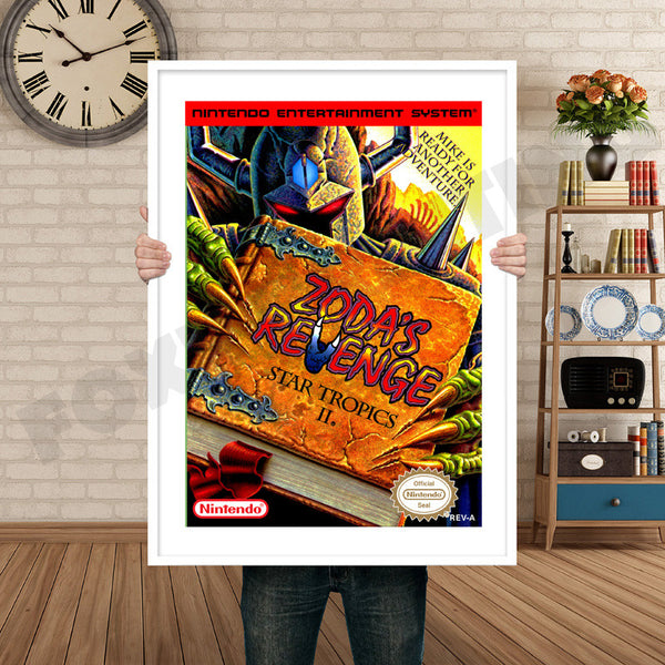 Star Tropics 2 Zodas Revenge Retro Game Inspired Theme Nintendo NES Gaming