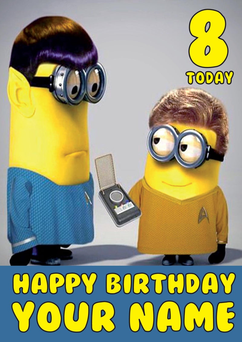 Star Trek Minion Birthday Card