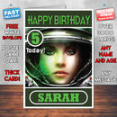 Personalised Starcraft Ii Wings Of Liberty Inspired Style Game Kids Inspired Birthday Card (SA)