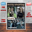 Stark Family Personalised INSPIRED STYLE Game Of Thrones Birthday Card New 2017