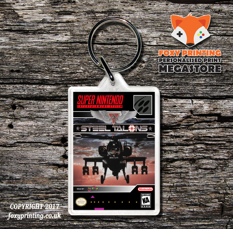 Steel Talons Game Inspired Retro Gaming Keyring