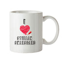 I Love Stellan Skarsgård Celebrity Mug Gift Office Mug