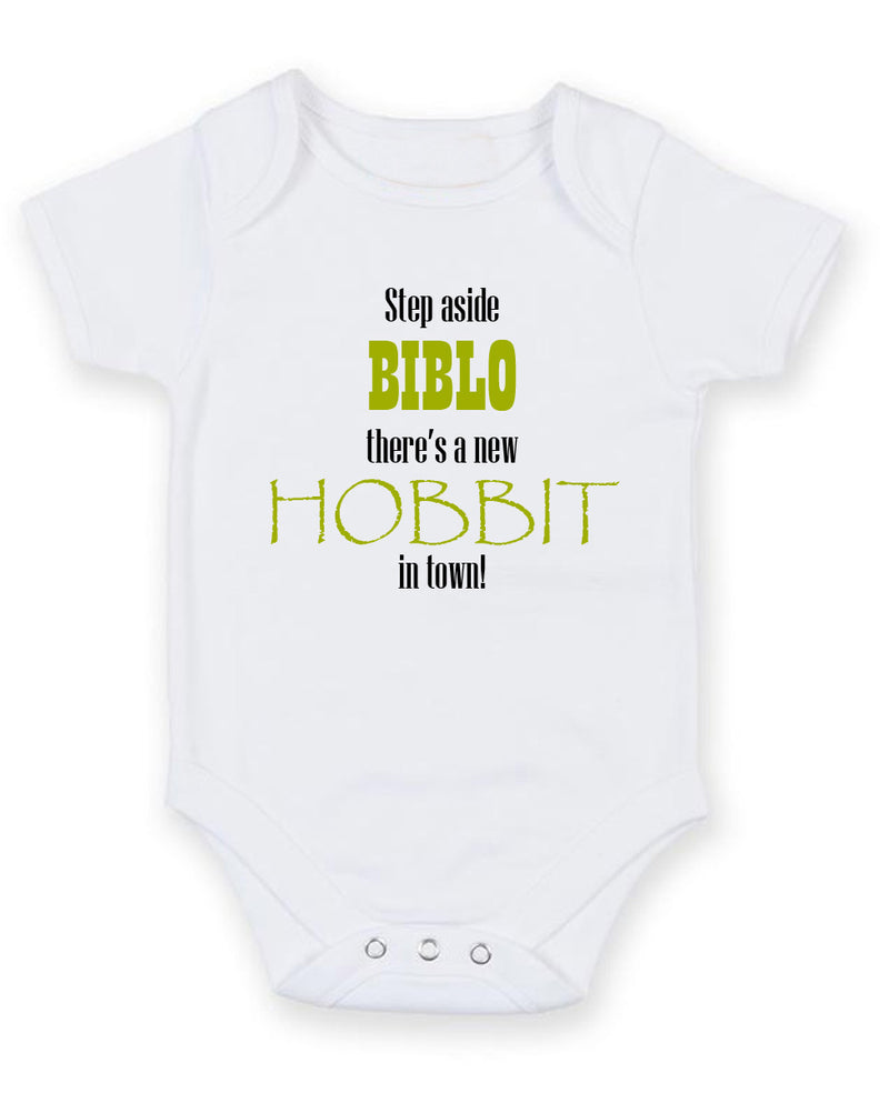 Step Aside Bilbo Personalised Baby Boy Girl Unisex Short Sleeve Bodysuit