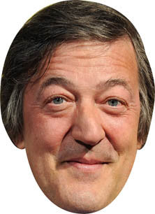 Stephen Fry Celebrity Comedian Face Mask FANCY DRESS BIRTHDAY PARTY FUN STAG HEN
