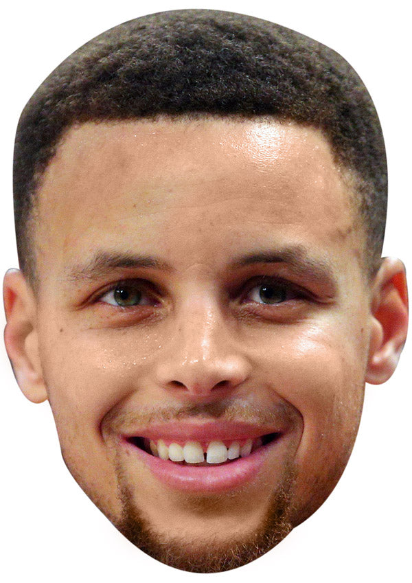 STEPHEN CURRY JB - Basketball Star Fancy Dress Cardboard Celebrity Party Face Mask