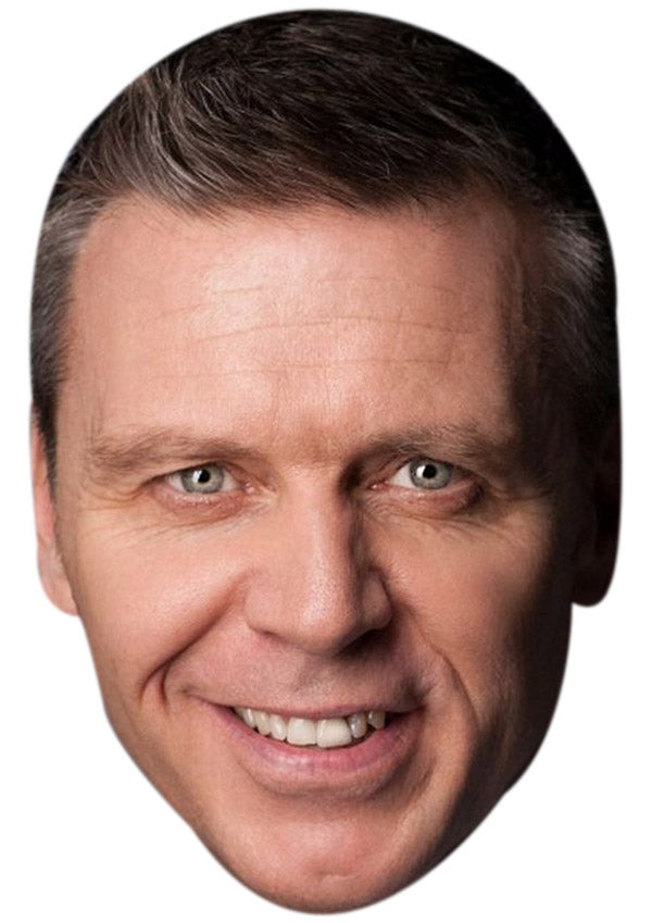 STEVE BACKLEY JB - Athletics Fancy Dress Cardboard Celebrity Party Face Mask
