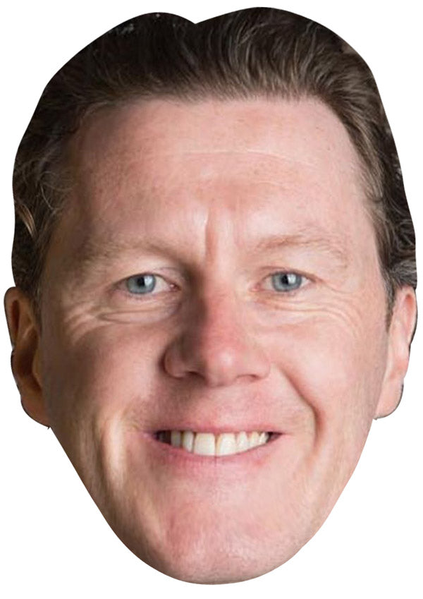 STEVE MCMANAMAN JB - Footballer Fancy Dress Cardboard Celebrity Party Face Mask