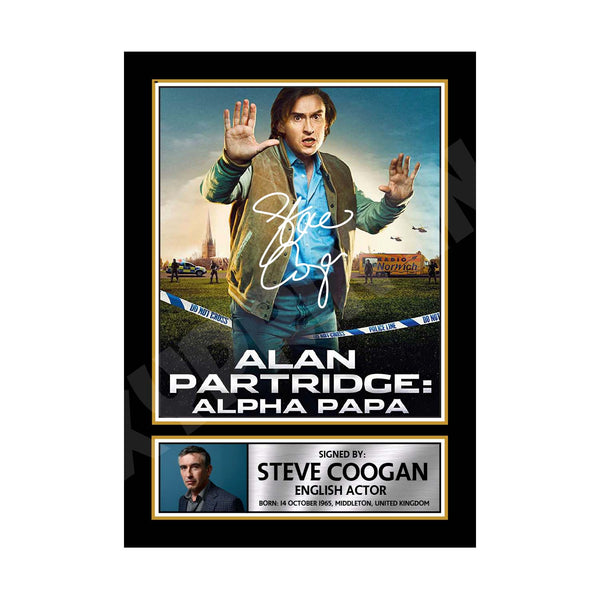 Steve Coogan 2 Movie Printed Signature Print