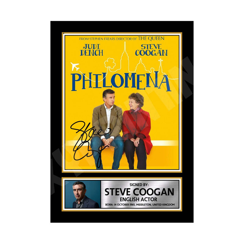Steve Coogan 3 Limited Edition Movie Signed Print