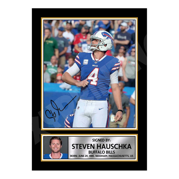 Steven Hauschka 1 American Football Printed Signature Print