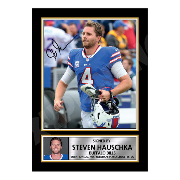 Steven Hauschka 2 American Football Printed Signature Print