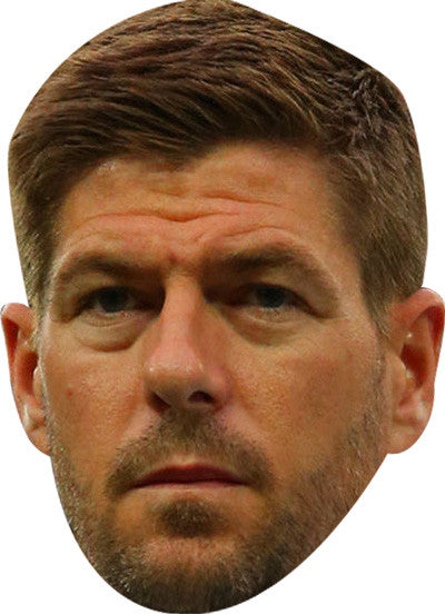 Steven Gerrard FOOTBALL 2018 Celebrity Face Mask Fancy Dress Cardboard Costume Mask