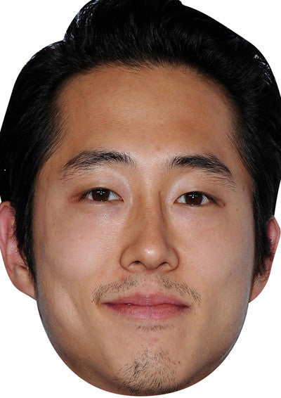 Steven Yeun Walking Dead 2018 Celebrity Face Mask Fancy Dress Cardboard Costume Mask