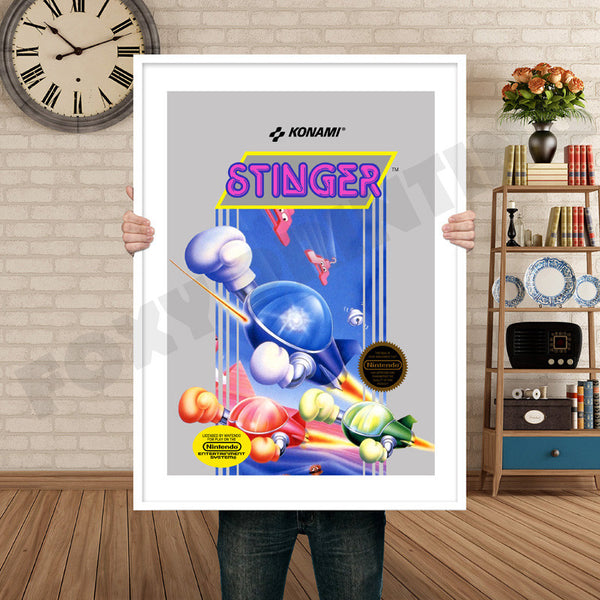 Stinger Retro Game Inspired Theme Nintendo NES Gaming