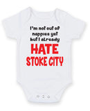 Stoke City Hate Football Fan Baby Grow Bodysuit