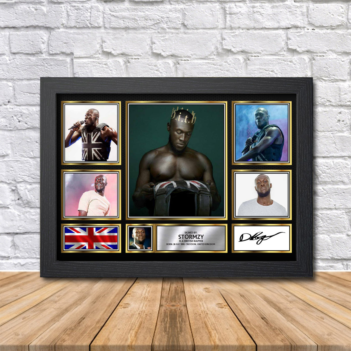 Stormzy Printed Signature Print