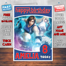 Personalised Street Fighter Asuka Lili Inspired Style Game Kids Inspired Birthday Card (SA)