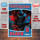 Personalised Street Fighter Gill Inspired Style Game Kids Inspired Birthday Card (SA)