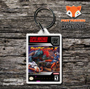 Street Fighter II Game Inspired Retro Gaming Keyring