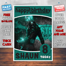 Personalised Street Fighter Remy Inspired Style Game Kids Inspired Birthday Card (SA)