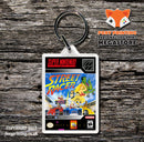 Street Racer Game Inspired Retro Gaming Keyring